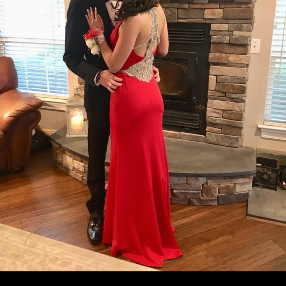 Red Prom Dress - Picture 4 of 4